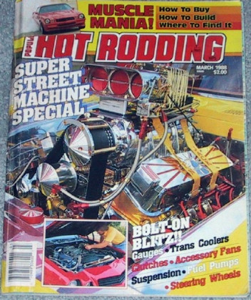 POPULAR HOT RODDING 1988 MAR - BUICK GNX/GSX, REATTA, SVO